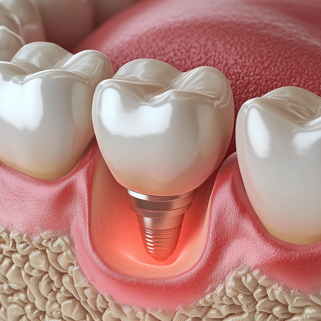 Cicatrisation implants dentaires