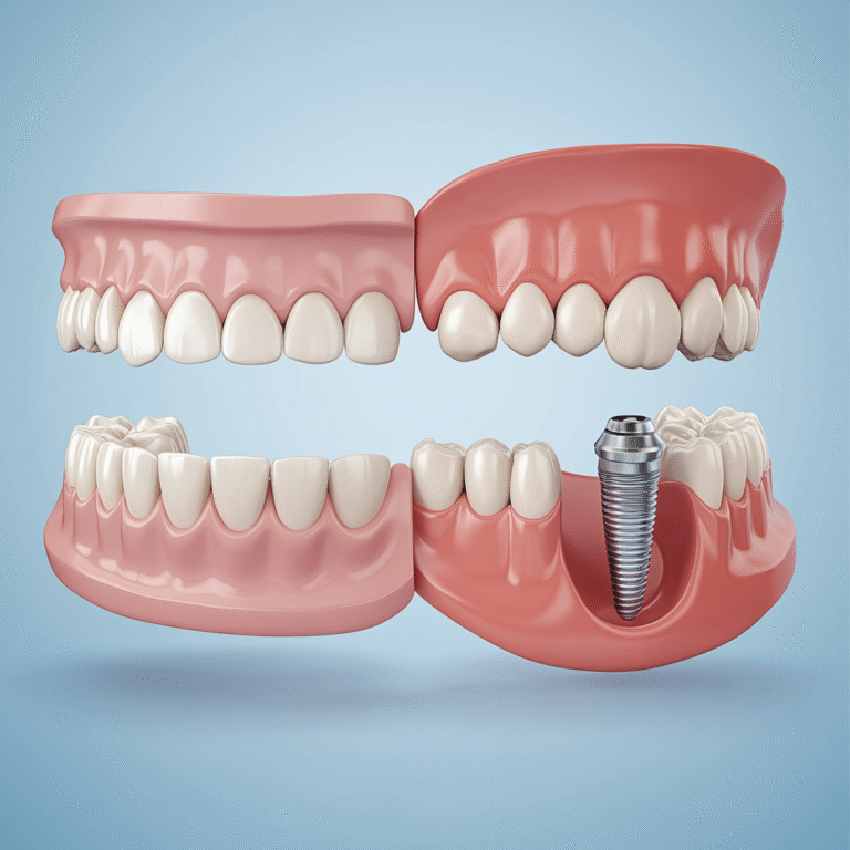 Prothèse dentaire sur 2 implants