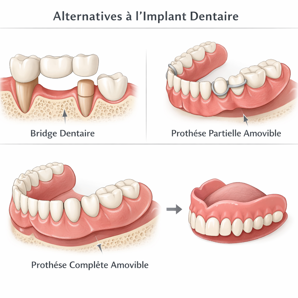 Les bridges dentaires comme alternative aux implants